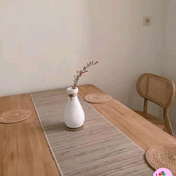 Table Runner Tenun Mendong Taplak Meja Makan Panjang 150 cm dan 200 cm