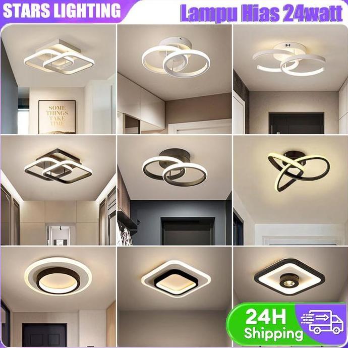 STARLIGHT3 Warna Lampu Plafon LED Ceiling Light Lampu Hias Rumah Ruang Tamu/Kamar Tudur/Teras/Lorong