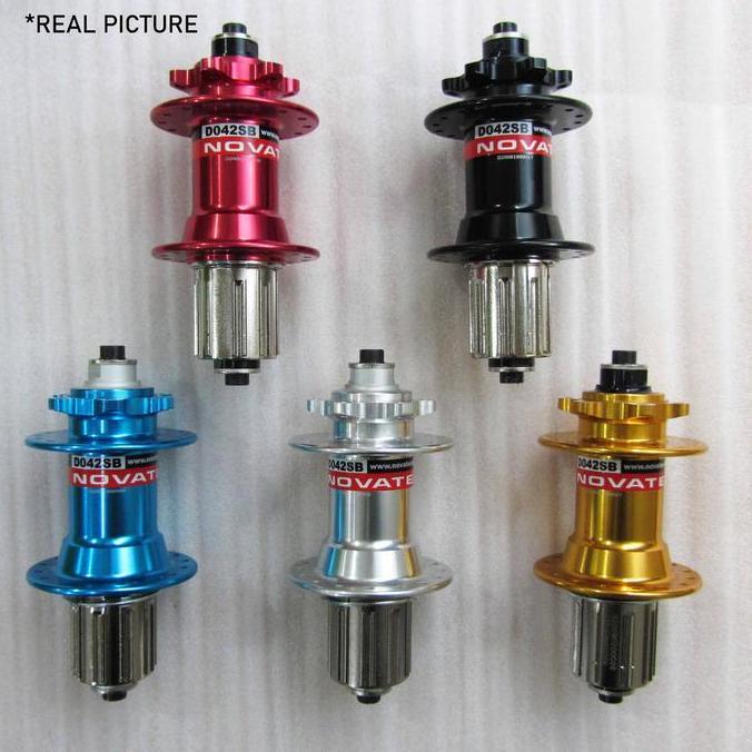 Hub FreeHub Novatec 32 Hole Six Bolt Sealed Bearing Jangkrik5 Warna