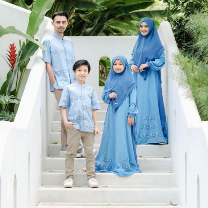 Althaff Nurida Baju Muslim Sarimbit Keluarga Bordir Azmi Series