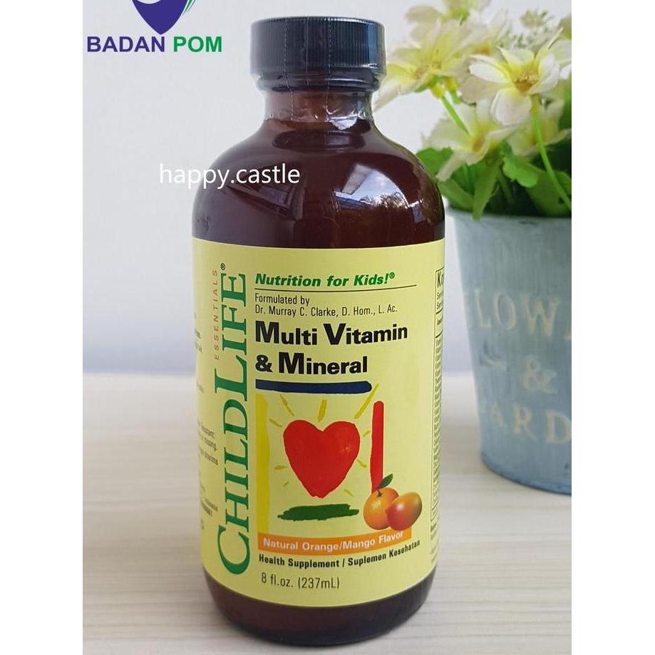 CHILDLIFE MULTI VITAMIN & MINERAL / childlife multivitamin child life