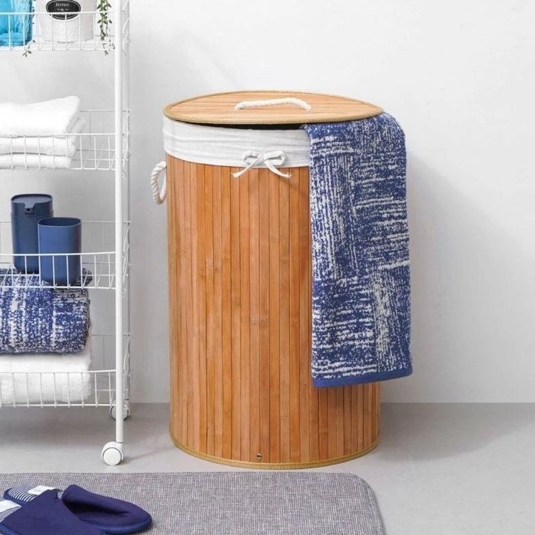 [LUV] keranjang laundry bambu informa sale / laundry basket Skandinavia bagus