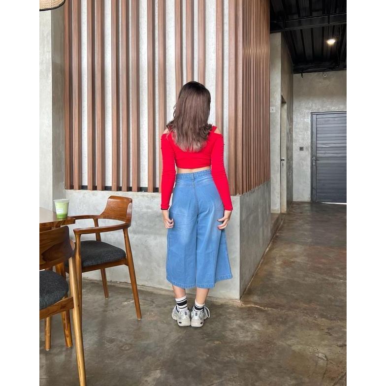 Terbaru Jort Pants Jeans Pria Wanita Celana Jeans 3/4 Unisex Regular Size 27 - 34