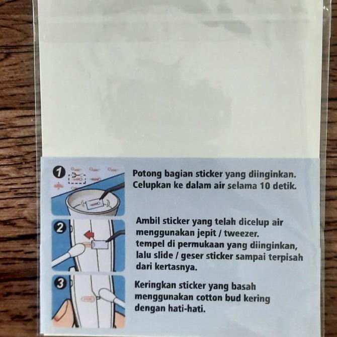 Water Slide Decal Number & Alphabetical 1/144 White