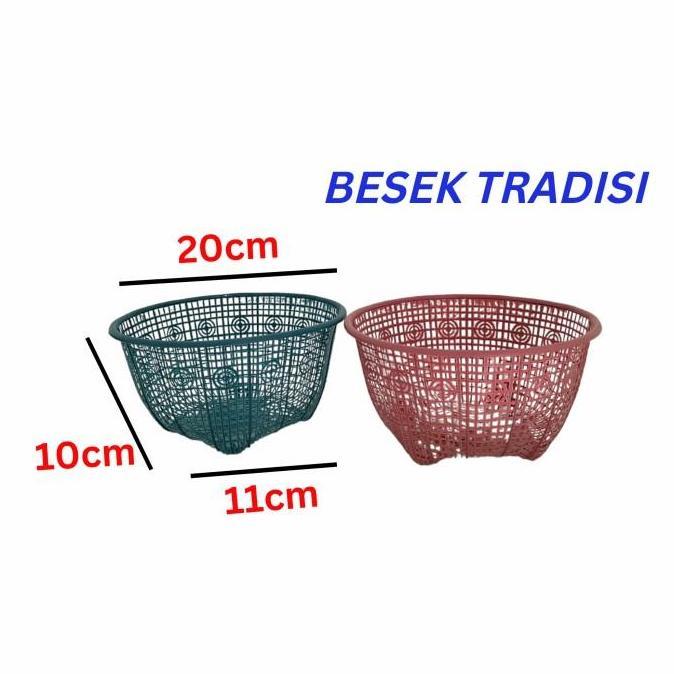 Besek Plastik Nasi Berkat/Bakul Hajatan/Keranjang Telur