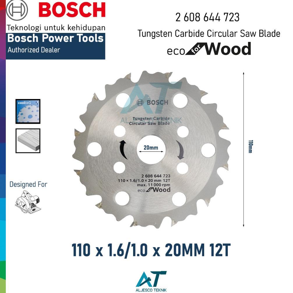 Best Seller Bosch Mata Gergaji Kayu 4 Inch 12T Eco Circular Saw Blade