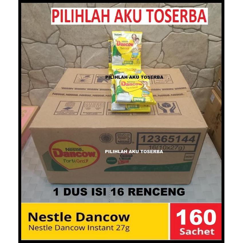 Best Seller Susu Dancow Sachet Fortigro Putih 27 Gram - ( 1 Dus Isi 16 Renceng )