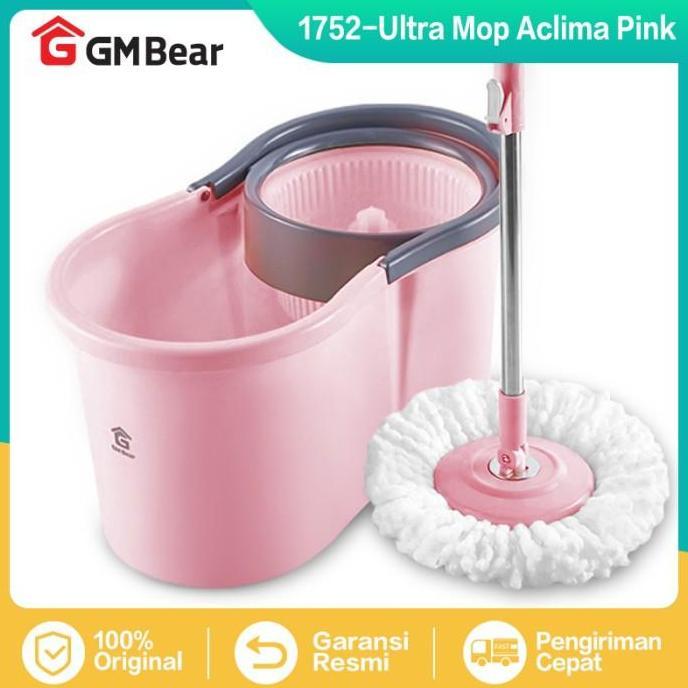 Alat Pel Lantai Ultra Mop Aclima 1752 - Pelan Lantai Spin Mop Pel Putar