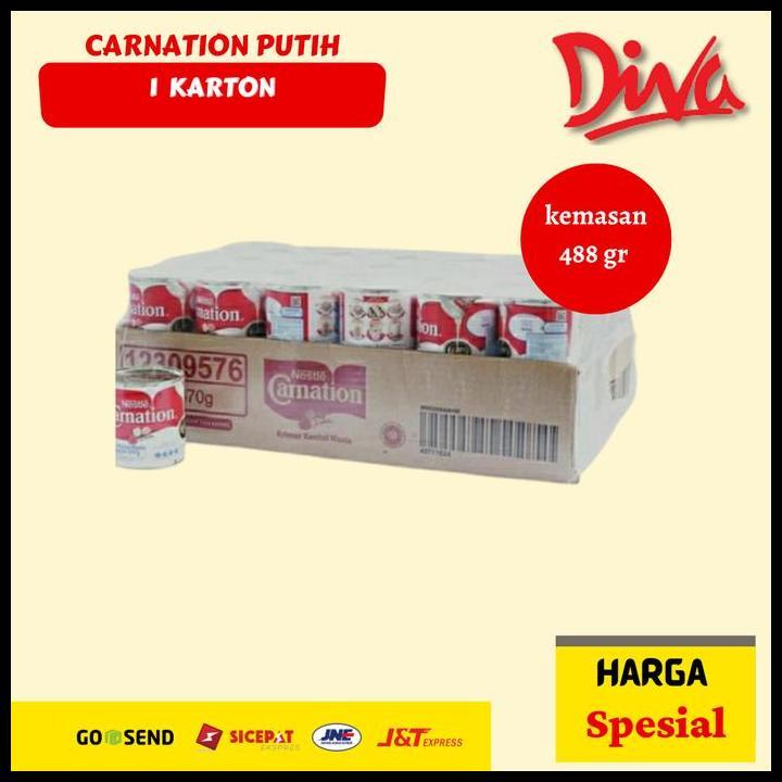 Terbaru Susu Krimer Kental Manis Carnation 488 Gr / Skm Carnation [1 Karton]