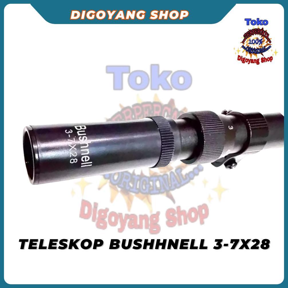 TELESKOP Bushnell 3-7x28 Hakko 3-9x40  Bushnell 4x20 Tahan Getaran Berkualitas