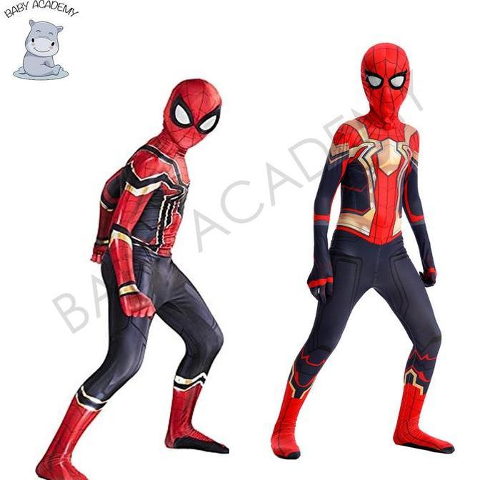 Ready Kostum Spiderman No Way Home Lengkap Topeng Anak Laki Laki Dewasa Premium