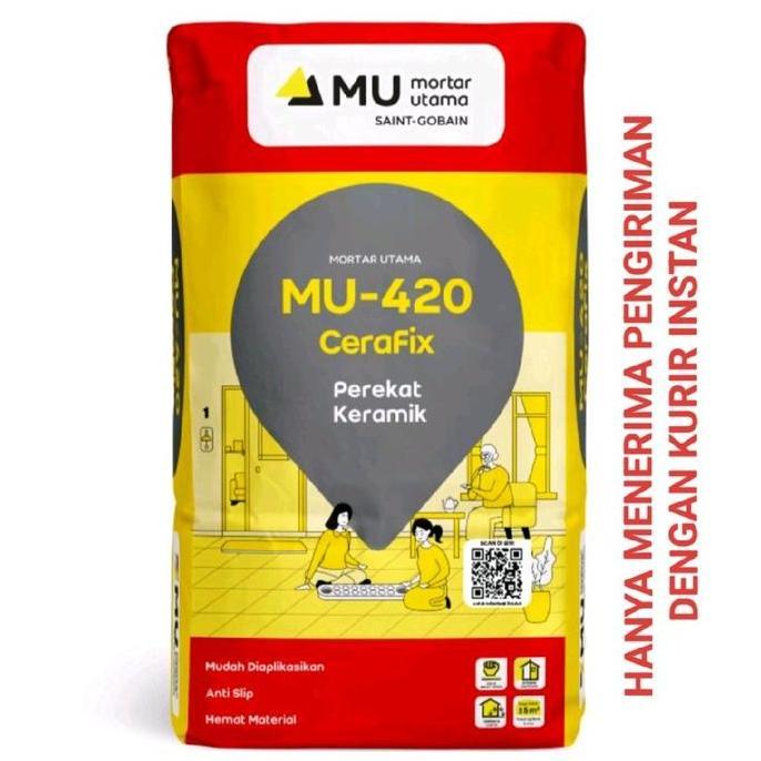 MU-420 CERAFIX 25 KG MORTAR UTAMA SEMEN INSTAN PEREKAT KERAMIK murah