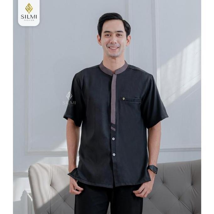 Silmi Baju Couple Pasangan Gamis Koko Dress Kombinasi Sarimbit Lebaran Muslim 2026 Motif Kekinian Wa