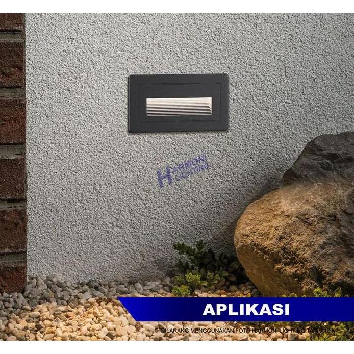 Ready stock Lampu Anak Tangga LED 6W Tanam Minimalis 6W