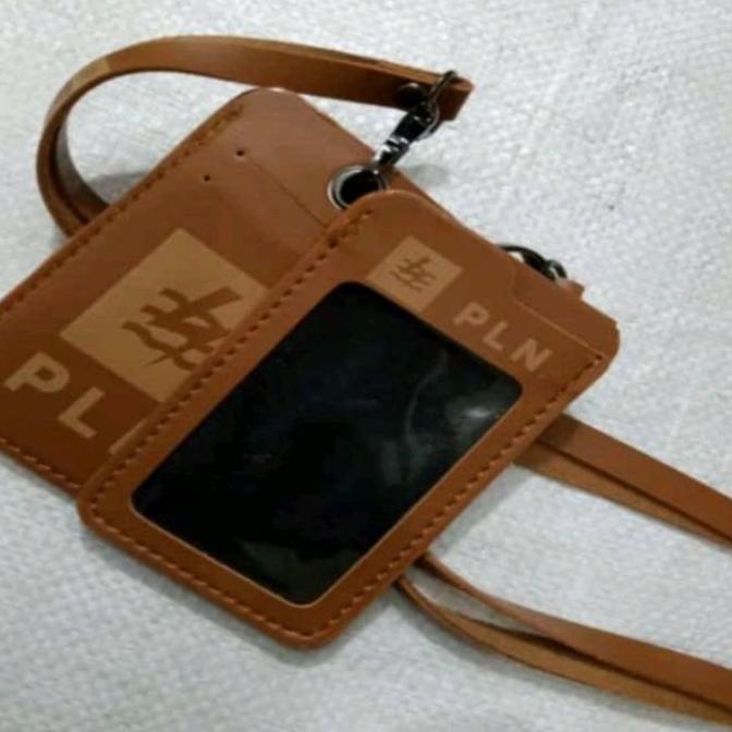Tali Id Card PLN Coklat murah