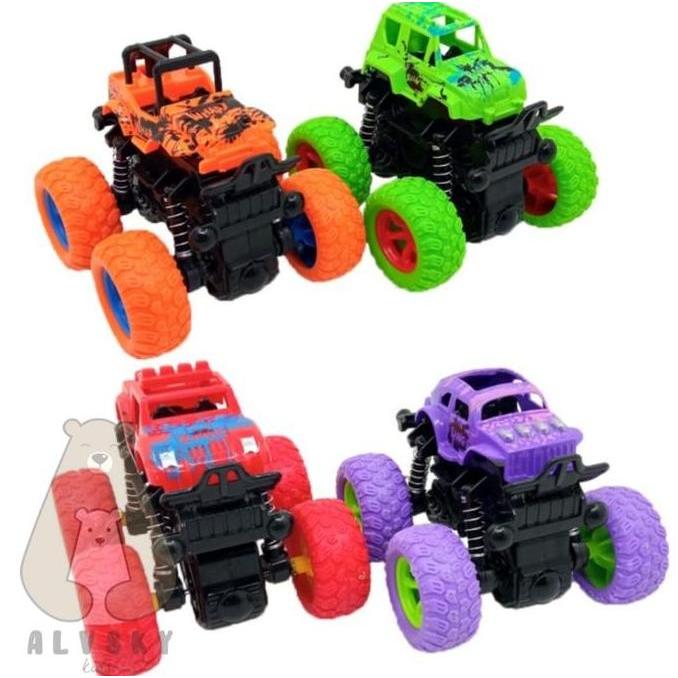 Promo Mainan Mobil Jeep Anak Kecil Zap Off Road Jip Big Foot Monster Truk Konstruksi Plastik Cod