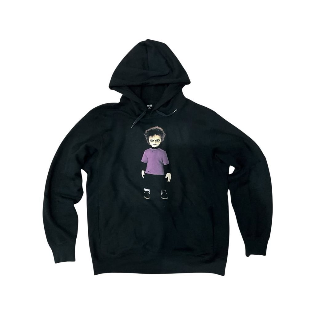 Glen BlackHoodie Distressed