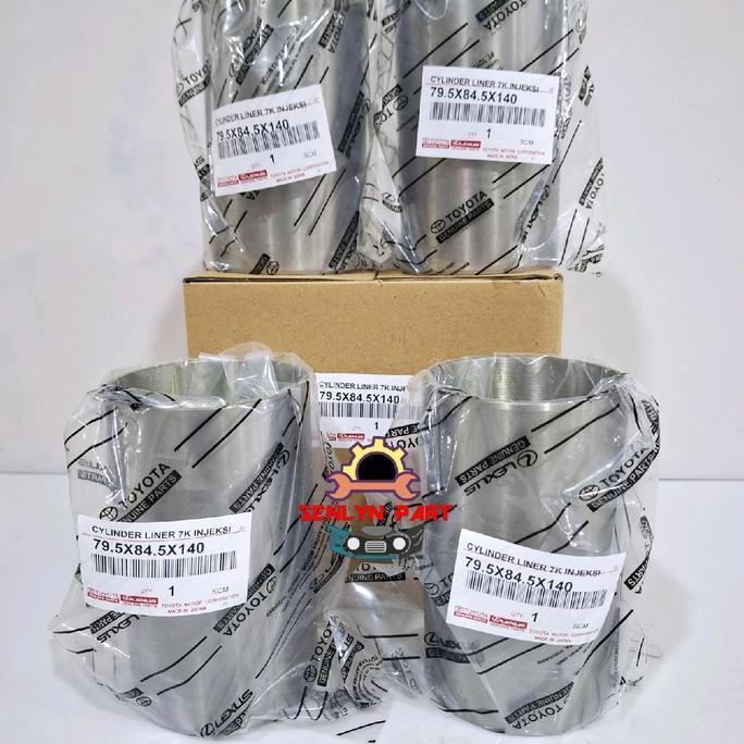 BRAGANZ CYLINDER LINER TOYOTA KIJANG 7K INJECTION 1.8 BARU SEMI FINISH ORI GARANSI