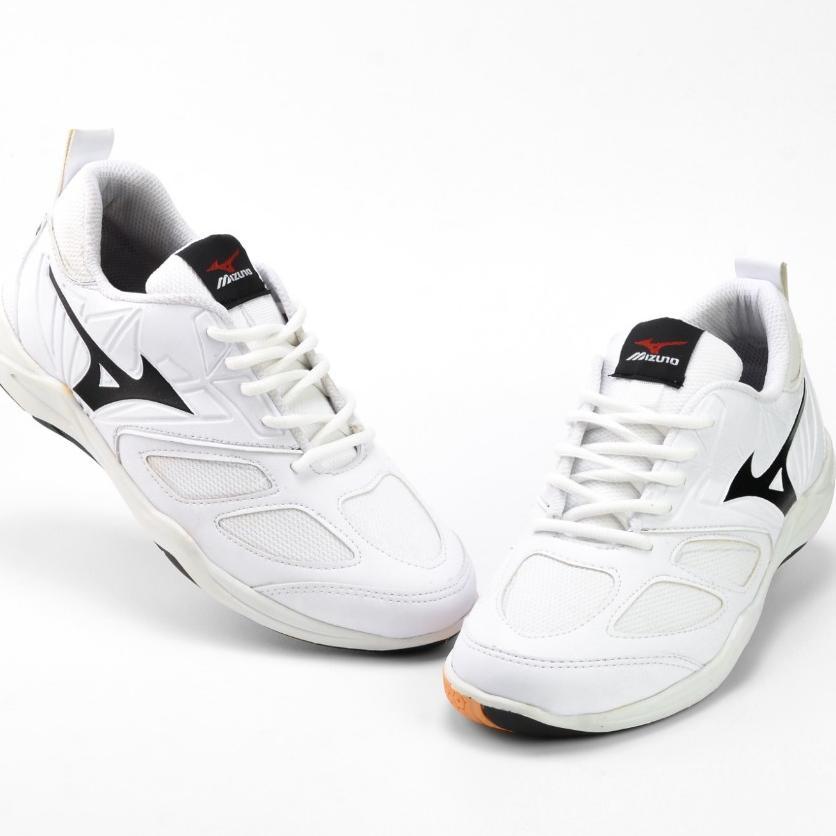 FREE ONGKIR SEPATU VOLLY MIZUNO PRIA WANITA PUTIH SEPATU MIZUNO WLZ 7 MID SEPATU VOLLY DAN BADMINTON