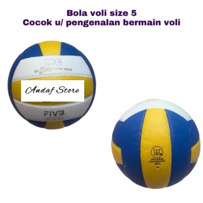 BEST SELLER BOLA VOLI NO MV 2200 GOLD BUAT ANAK SD