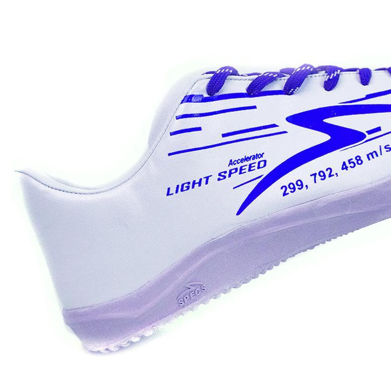 DISKON SEPATU FUTSAL SPECS LIGHTSPEED REBORN WHITE/DAZZLING BLUE