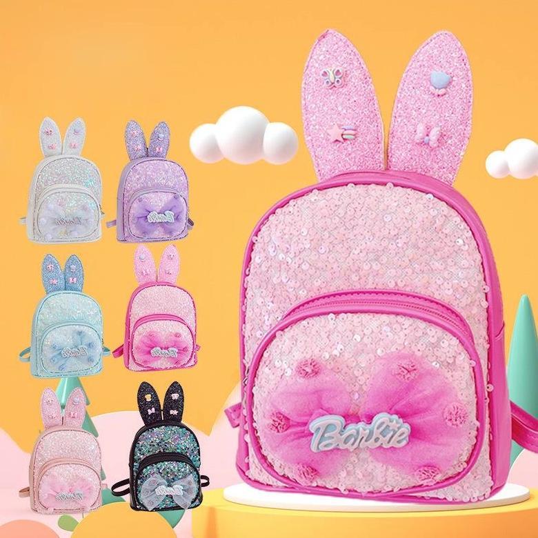 ORIGINAL [KARAKTERKU] RANSEL MINI MOTIF LUCU BARBIE TAS ANAK-ANAK OUTDOOR INDOOR JALAN  BARU 2023 IM