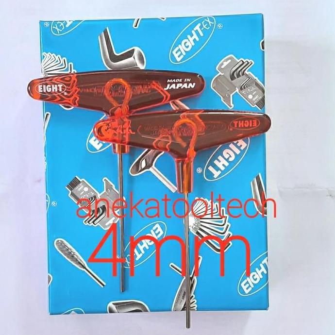 KUNCI L 4MM HANDLE T EIGHT | KUNCI L EIGHT M4 GAGANG T (JAPAN)