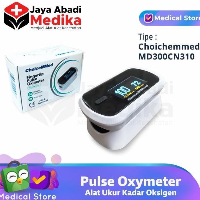 oksimeter pengukur oksigen choicemmed md300cn310 alat saturasi oksigen