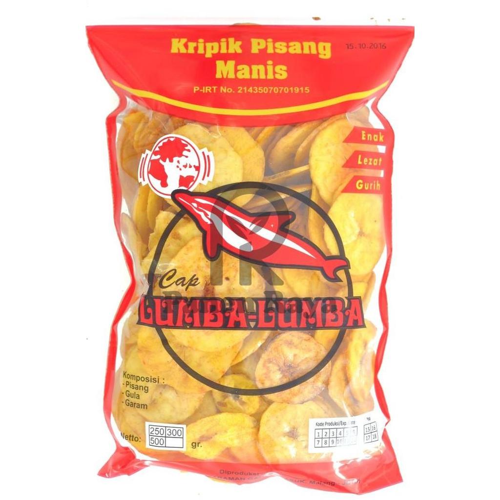Bestgood- Keripik Pisang Agung Malang Cap Lumba Lumba Kripik Manis / Asin
