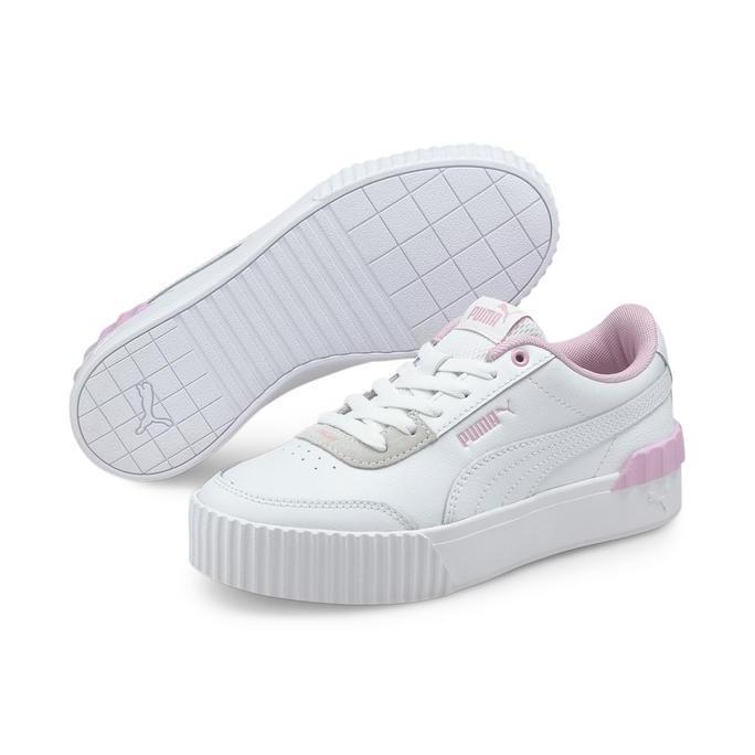 PUMA Sepatu Trainer Wanita Carina Lift White-Pink Lady