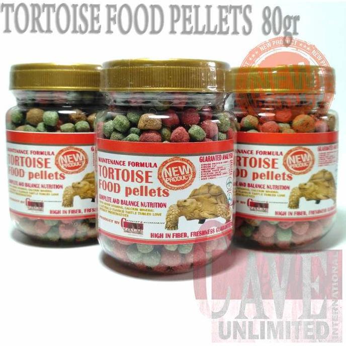 3KG PAKAN TORTOISE MAKANAN PELET KURA KURA DARAT SULCATA ALDABRA INDIAN STAR PARDALIS JAMINAN LAHAP 