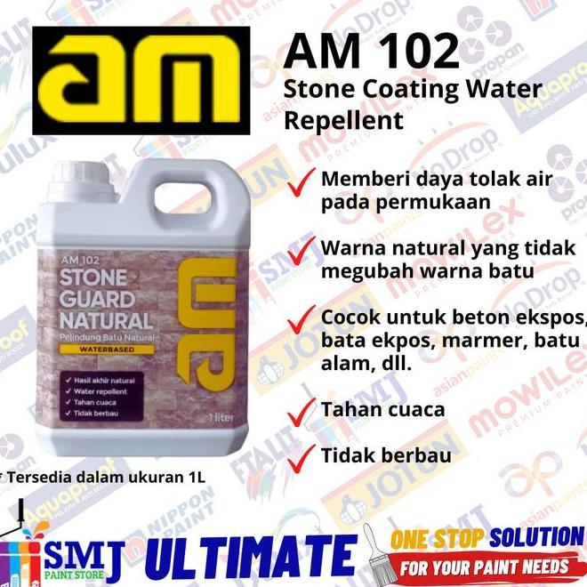 Stone Coating Water Repellent Am 102 Cairan Batu Tembok Anti Air 1L