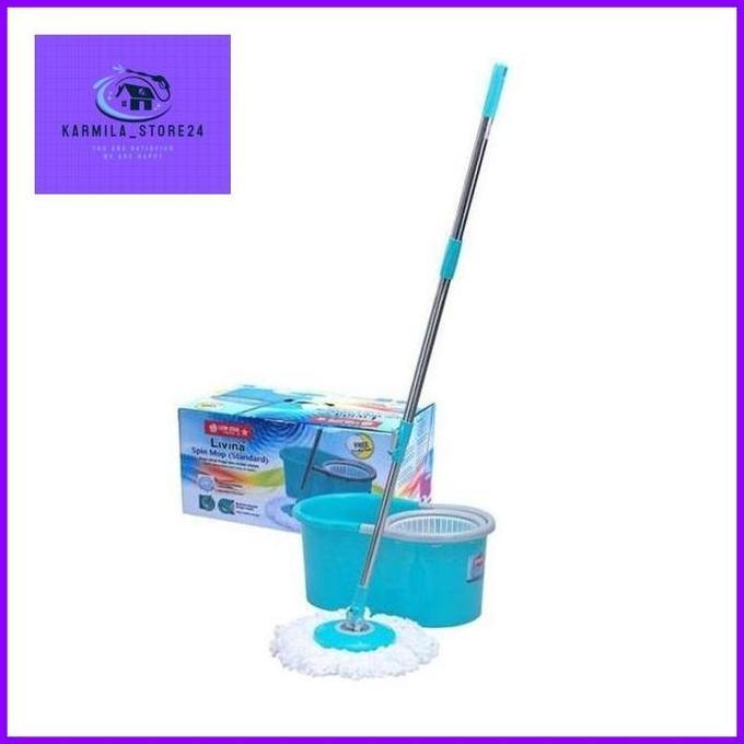 Lion Star Set Alat Pel Spin Mop Pembersih Lantai
