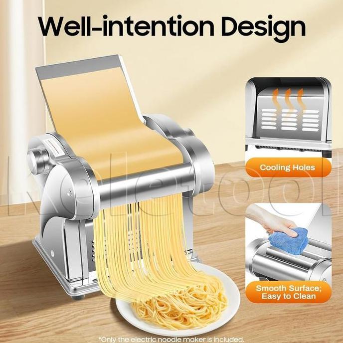 Mesin Mie Listrik Pasta Pastel Listrik Noodle Maker Kue Bawang Mesin Stainless Steel Machine Pangsit