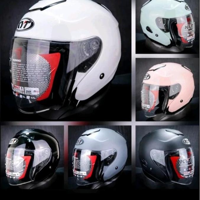 HELM KYT KYOTO R SOLID ORIGINAL | HELM HALF FACE | HELM ORIGINAL KYT KYOTO | MOTORCYCLE