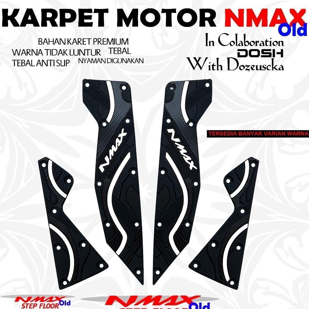 Karpet Motor Nmax Old Pijakan kaki bahan karet asli Pijakan Kaki Nmax Alas Kaki Nmax