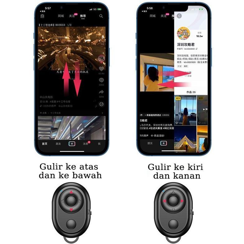 DY REMOTE HP BLUETOOTH MULTIFUNGSI / REMOTE BLUETOOTH KAMERA HP / REMOTE CONTROL PONSEL BLUETOOTH TE