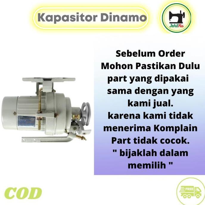 Allthebest- Kapasitor Dinamo Mesin Jahit Dan Mesin Obras Industri CBB61