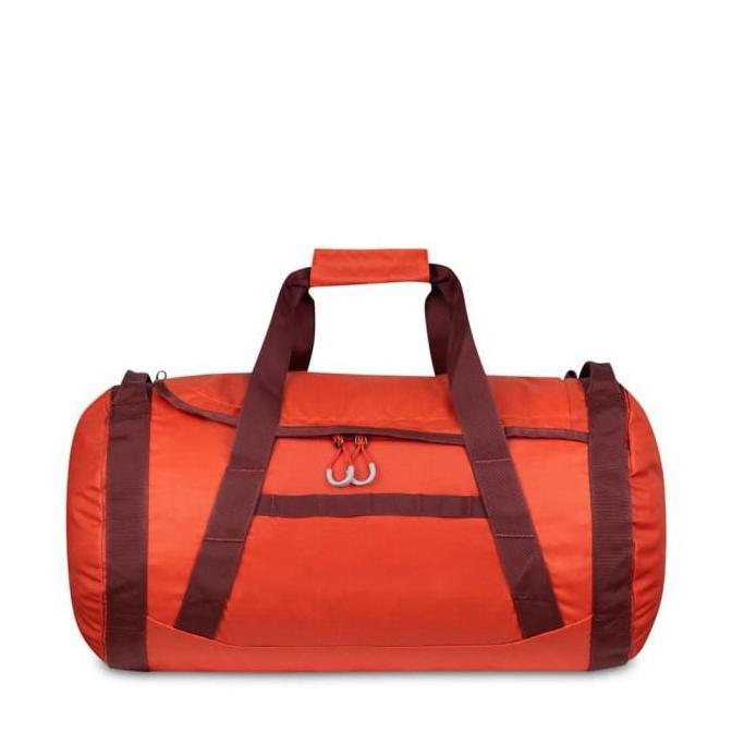 Tas Duffle Eiger 910005601 Orange Layover 50 Folded Duffle 50L Duffel/Weekender Tas Lipat Polos Anti