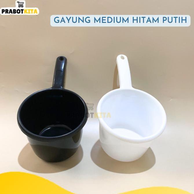 Gayung Hitam Putih / Gayung Aesthetic / Gayung Warna / Gayung Estetik / Gayung Putih Plastik / Gayun