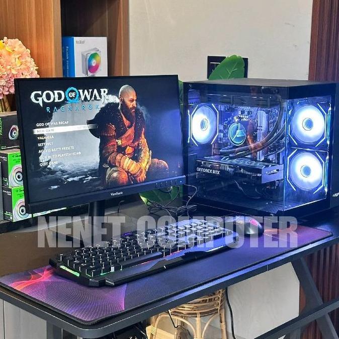 FULL SET - PC Gaming Core i7 4770 | RTX 3050 6GB | 16GB | SSD | LED 24" HAP