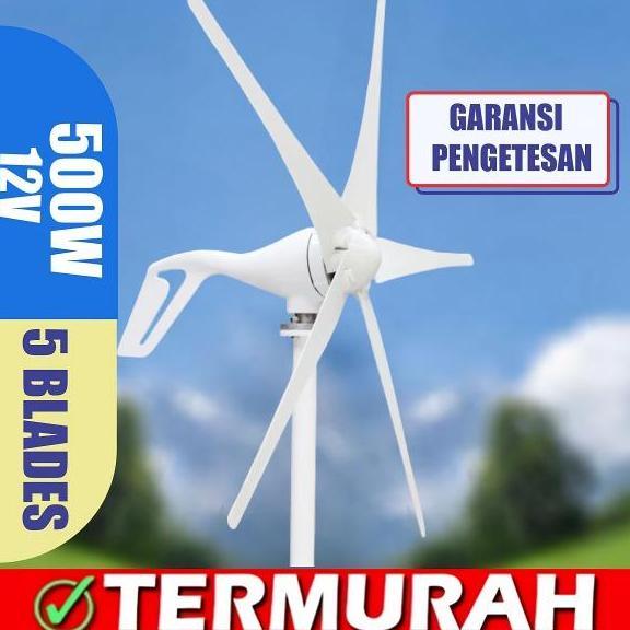 TERBARU - Turbin Angin / Wind Turbine 500W + Controller / Wind turbine /