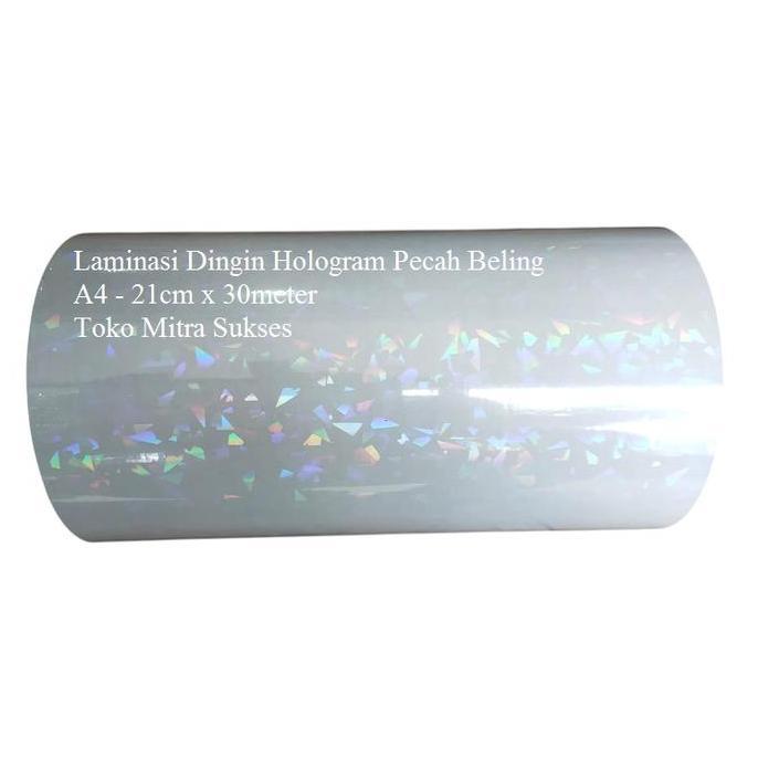 Roll Laminasi Dingin Hologram A4 Dan A3 Roll