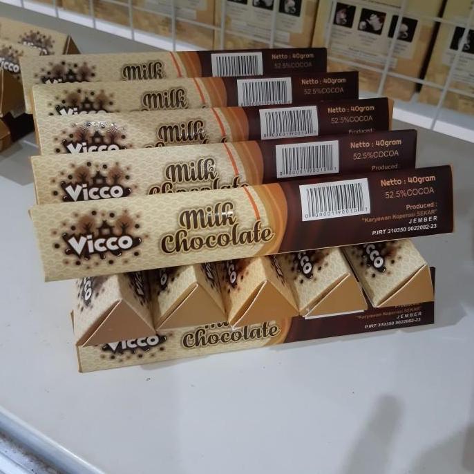 Vicco Cokelat Segitiga Milk by Puslit Jember, Chocolate Bar
