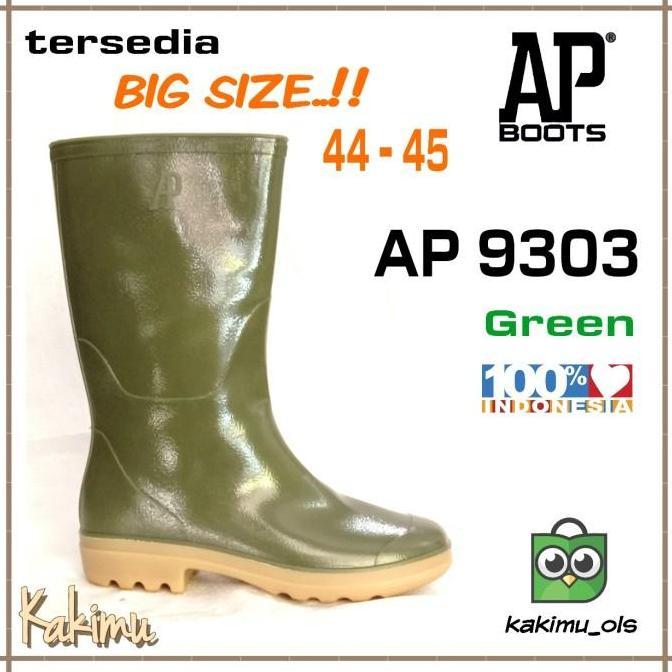 SEPATU AP BOOT AP BOOTS 9303 GREEN