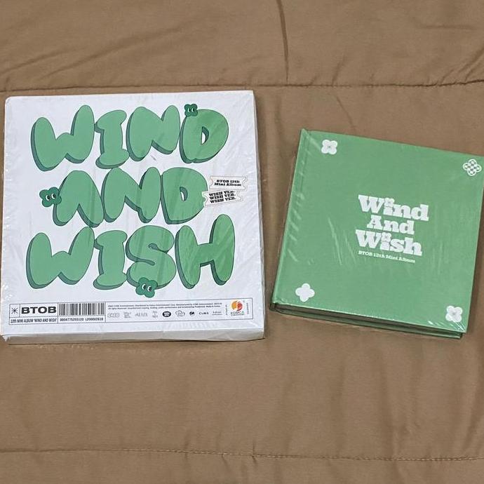 ALBUM BTOB SEALED WISH AND WIND murah