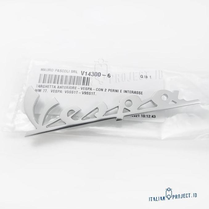 Emblem Vespa Mauro Pascoli Sayap Vespa SS50 SS90