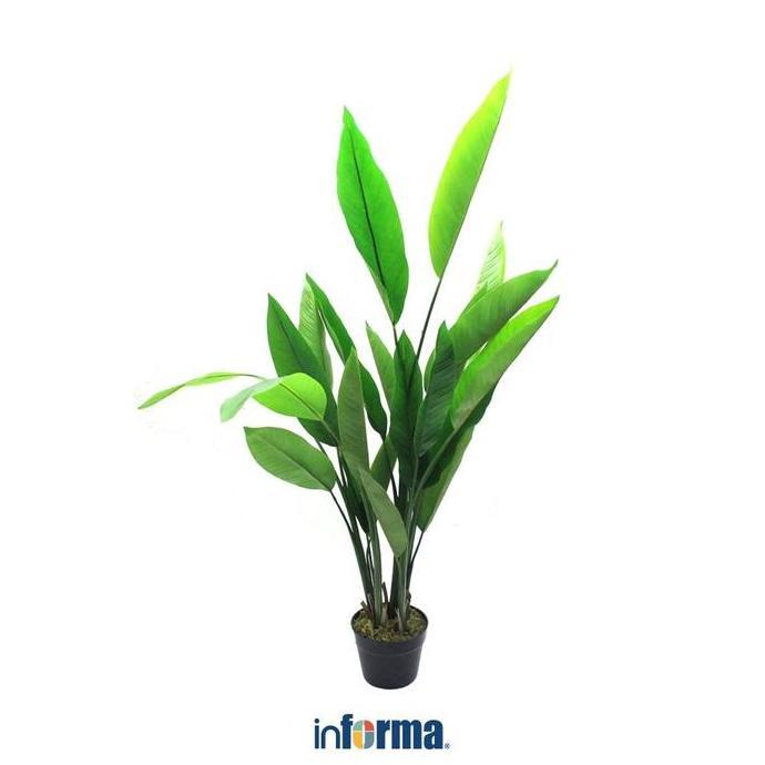 Promo Informa Tanaman Artifisial Heliconia Dalam Pot 110 cm Pajangan Rumah Dekorasi Ruangan Hiasan M