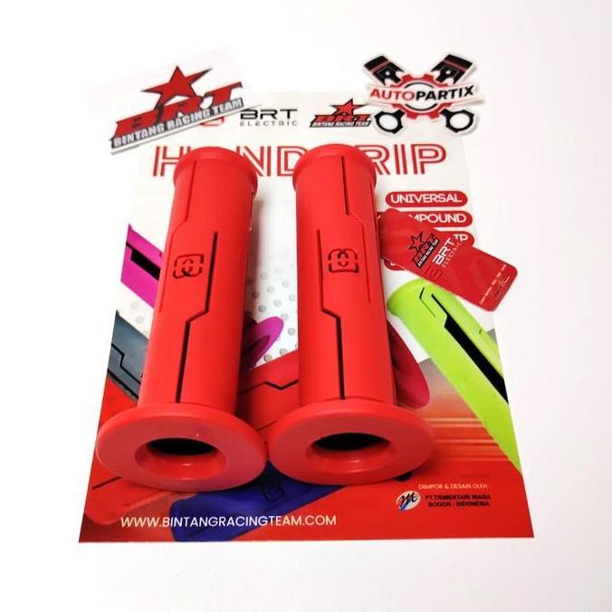 SUPER HANDGRIP GRIP ORIGINAL BRT Handfat Universal Bebek Matic Trail Sarung Stang Merah Red