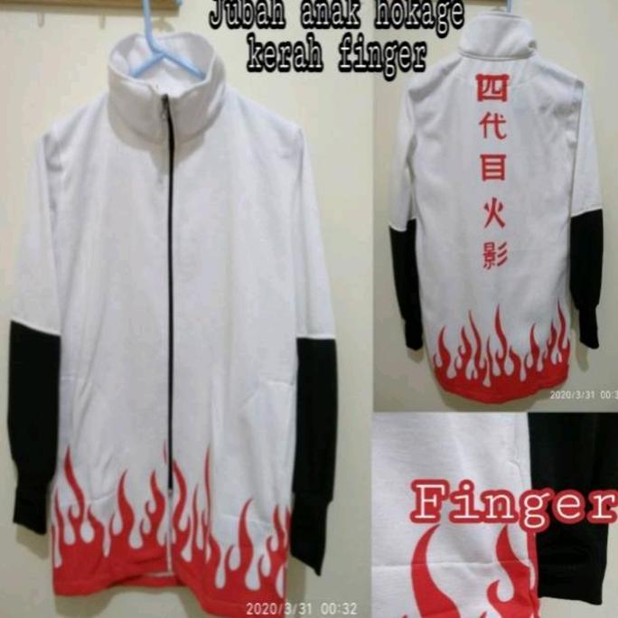 Ready jubah cosplay anime anak naruto hokage Fashion Kids